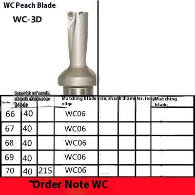 6031 U Drill Violent Drill CNC Rapid Drill 2x Diameter 3D 4D 5x Diameter WC/SP13-60 Flat Bottom Drill Water Jet Drill U Drill Shandong Denso Pricision Tools Co.,Ltd.